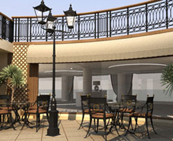 El elegante Courtyard donde cenar en un ambiente elegante y refinado
